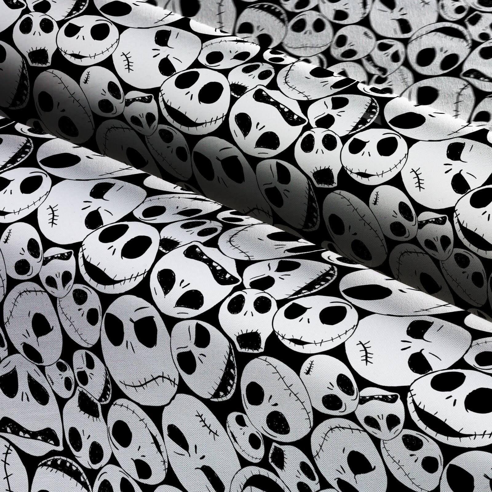 Jack Skellington Fabric: Nightmare Before Christmas Polyester - Halloween & Crafts