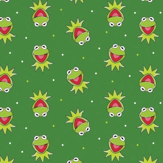 The Muppets 100% polyester fabric by the Yard - Disney’s The Muppets Collection for sewing quilting facemask kids decor crafts rug making