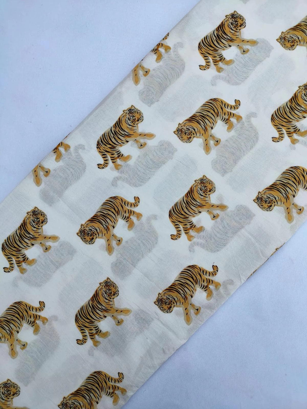 Tiger Print Cotton Fabric: Jungle Safari Quilting & Sewing, 44" Wide