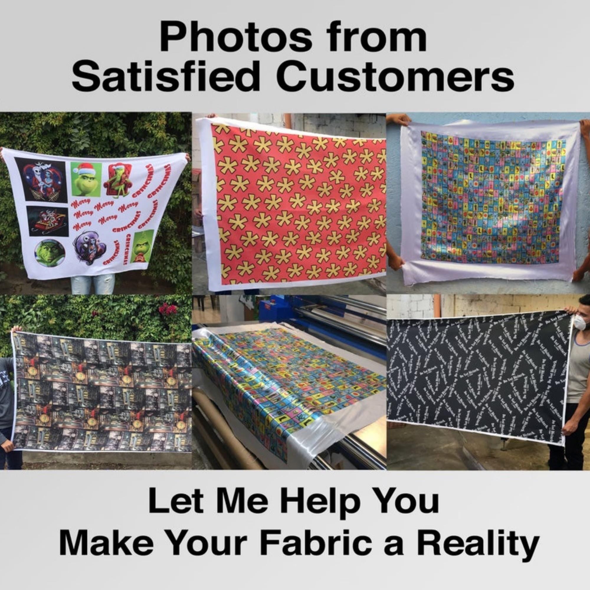 Custom Polyester Fabric Printing: Personalized Image on Fabric By The Yard