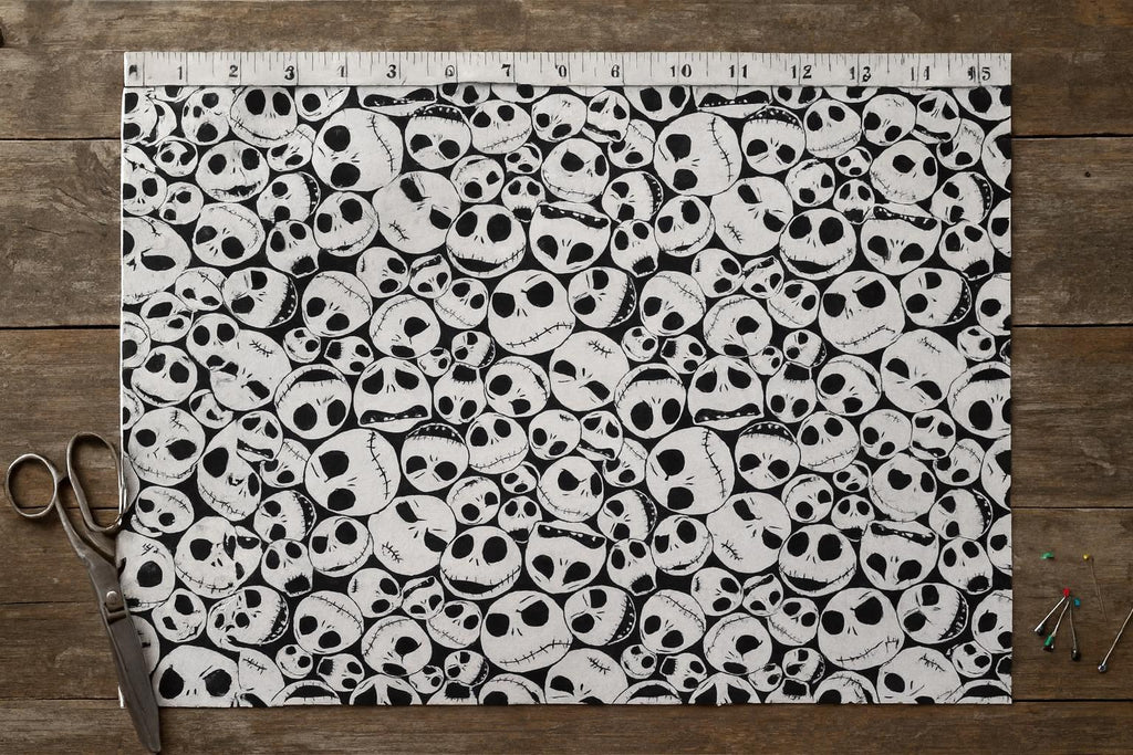 Jack Skellington Fabric: Nightmare Before Christmas Polyester - Halloween & Crafts