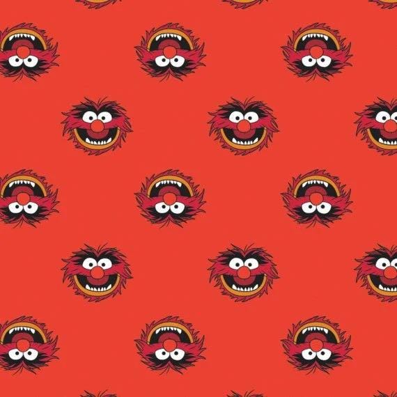 The Muppets 100% polyester fabric by the Yard - Disney’s The Muppets Collection for sewing quilting facemask kids decor crafts rug making