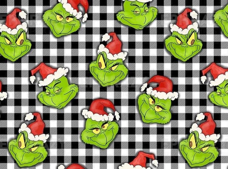 Grinch Whoville Christmas Fabric: Linen-Look Polyester, Quilting & Decor