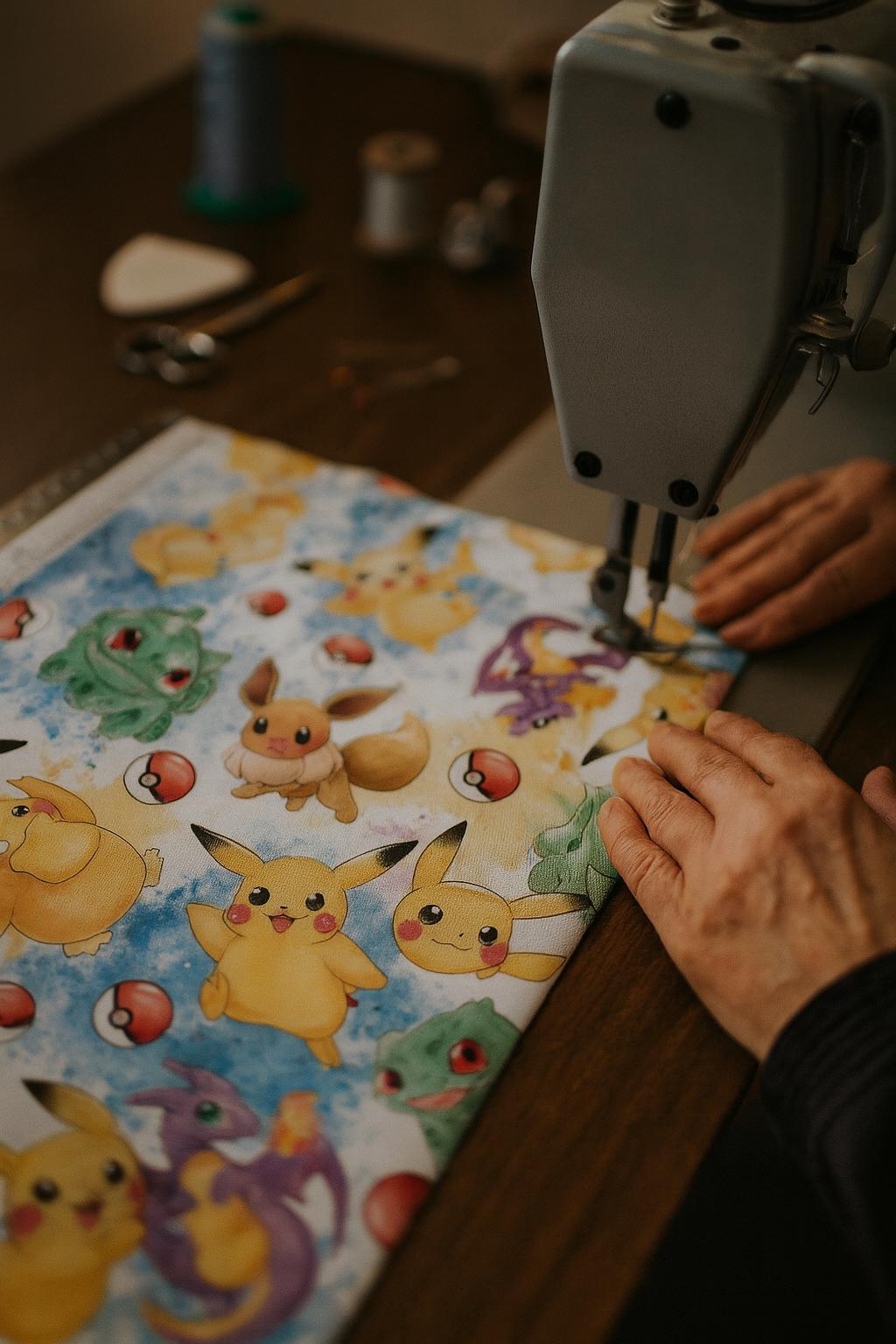 Pokemon Pocket Monster Fabric Pikachu Fabric Japanese Cartoon Fabric 100% polyester Fabric Anime Fabric By The Half Yard